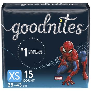 商品GoodNites | Boys' Nighttime Bedwetting Underwear XS,商家Walgreens,价格¥109图片