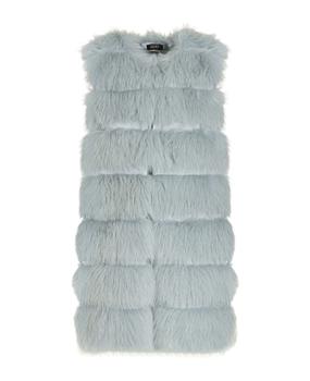 LIU •JO | Eco Fur Vest商品图片,8.2折