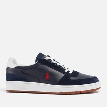 推荐Polo Ralph Lauren Men's Polo Court Leather/Suede Trainers商品