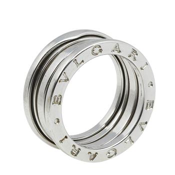 商品Bvlgari B.Zero1 18K White Gold 2-Band Ring Size 52图片