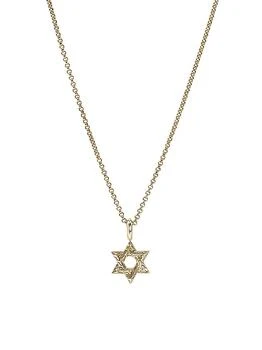 John Hardy | JH Essentials 14K Yellow Gold Star Of David Pendant Necklace,商家Saks Fifth Avenue,价格¥17678