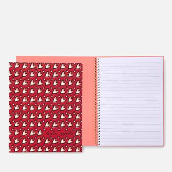 商品Kate Spade | Kate Spade Concealed Spiral Notebook - Valentines Hearts,商家The Hut,价格¥108图片