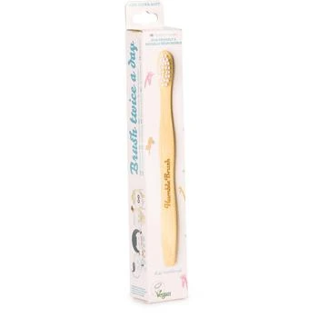 The Humble Co | Ultra soft kids bamboo toothbrush in white,商家BAMBINIFASHION,价格¥53