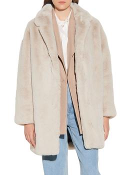 sandro外套是什么牌子, Sandro | Fanye Faux Fur Coat商品图片 3.8折