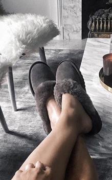 推荐EMU Australia Jolie Slippers - Charcoal商品