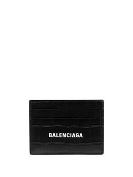 商品BALENCIAGA Cash logo cardholder black图片