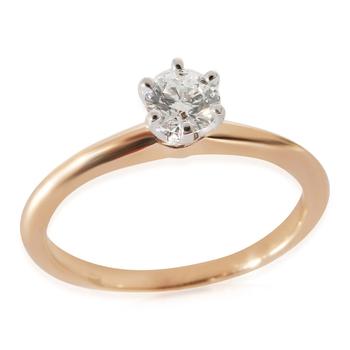 商品[二手商品] Tiffany & Co. | Pre-Owned Tiffany & Co. Diamond Engagement Ring in 18k Pink Gold/Platinum F IF 0.3 CTW,商家Jomashop,价格¥16415图片