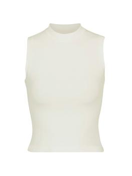 商品SKIMS | Cotton Jersey Mock Tank Top,商家Saks Fifth Avenue,价格¥272图片