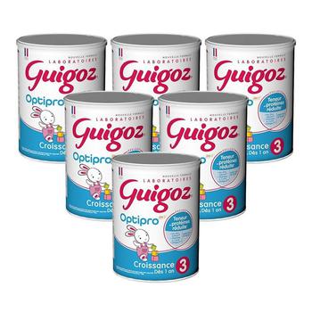 商品欧洲直邮Guigoz古戈氏3段标准型婴儿奶粉800g*6罐 (12-36个月)图片