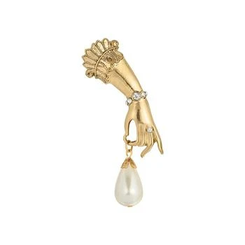 2028 | Imitation Pearl Charm Ladies Hand Pin,商家Macy's,价格¥207