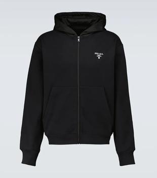 Prada | Hooded sweatshirt with Re-Nylon hood商品图片,