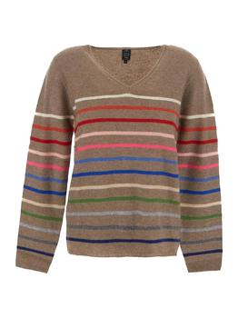 推荐Striped Knit Sweater商品