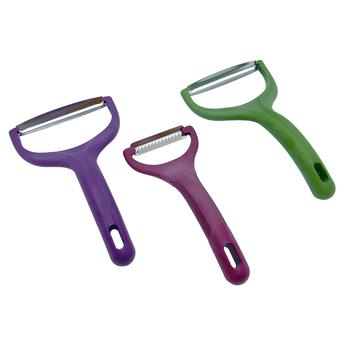 商品Kuhn Rikon | Kuhn Rikon Set of 3 Wide Vegetable Peelers, Harvest,商家Premium Outlets,价格¥142图片