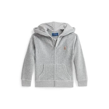 Ralph Lauren | Knit Corduroy Full Zip Hoodie (Toddler/Little Kid),商家Zappos,价格¥551