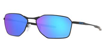 Oakley | Savitar Prizm Sapphire Polarized Rectangular Men's Titanium Sunglasses OO6047 604705 58商品图片,5.7折