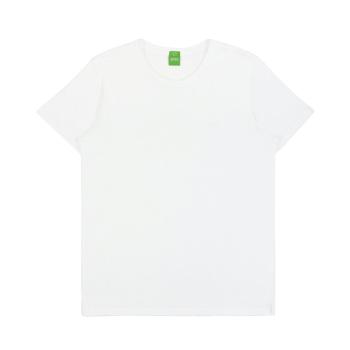 推荐HUGO BOSS 男士白色棉质圆领短袖T恤 LECCO80-50291003-100商品