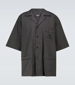 Balenciaga | 格纹短袖睡衣式衬衫 6.0折