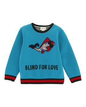 Love Bravery真假, Gucci | Kids Blind For Love Sweater商品图片 5.8折