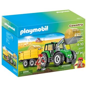 推荐Playmobil Tractor with Trailer (9317)商品