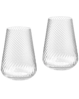 Wedgwood | Set of 2 Vera Wang Swirl Highballs,商家Premium Outlets,价格¥221