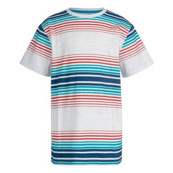 Univibe | Big Boys Cristiano Multi Stripe Crew T-shirt商品图片,5折×额外8折, 额外八折