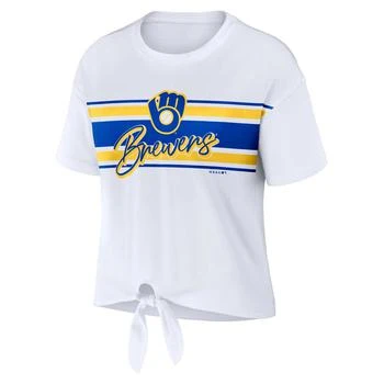 推荐WEAR by Erin Andrews Brewers Front Tie T-Shirt - Women's商品