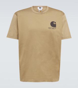 推荐x Carhartt logo cotton T-shirt商品