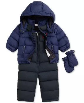 Ralph Lauren | Baby Boys Hooded Snowsuit Set,商家Macy's,价格¥1286