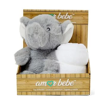 Amor Bebe | Boys and Girls Plush Elephant with Blanket,商家Macy's,价格¥224