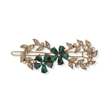 Lonna & Lilly | Gold-Tone Crystal & Stone Flower Sprig Hair Barrette,商家Macy's,价格¥139