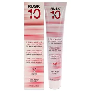 Rusk | Permanent Cream Color In10 - 2N Darkest Natural Brown by Rusk for Unisex - 3.4 oz Hair Color,商家Premium Outlets,价格¥141