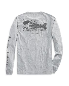 Vineyard Vines价格, Vineyard Vines | Boston Long Sleeve Tonal Icon Logo Pocket Tee商品图片 