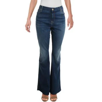 7 For All Mankind Womens Kimmie Medium Wash High Rise Bootcut Jeans,价格$54.55