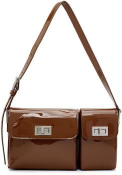 by FAR | SSENSE Exclusive Brown Billy Shoulder Bag商品图片,5.4折