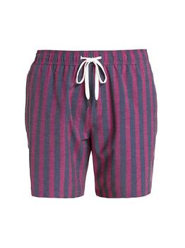 商品COLLECTION 2-Way Stretch Beach Stripe Shorts图片