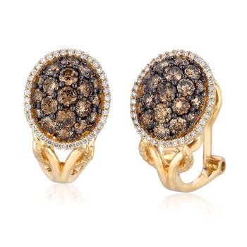 商品Ladies Grand Sample Sale Earrings in 14K Honey Gold图片