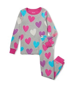 Fun Hearts Cotton Pajama Set (Toddler/Little Kids/Big Kids)