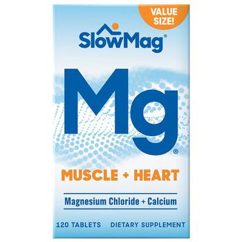 商品SlowMag MG | Muscle + Heart Magnesium Chloride with Calcium Supplement,商家Walgreens,价格¥150图片
