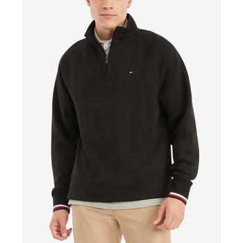 Tommy Hilfiger | Men's Thompson Quarter Zip Mock Neck Sweatshirt商品图片,6.2折