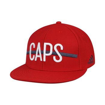 Crossover Culture, Adidas | Men's Red Washington Capitals Culture Middle Bar Flex Hat商品图片 7.1折