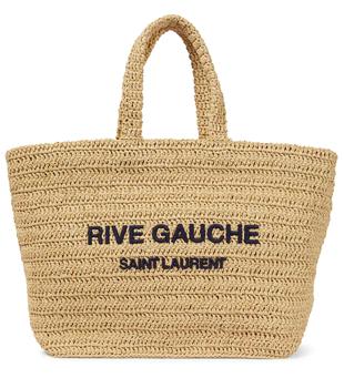 圣罗兰小粉条托特包, Yves Saint Laurent | Rive Gauche酒椰叶纤维效果托特包商品图片 