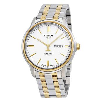 商品Tissot | Tissot T-Classic Automatic III White Dial Mens Watch T0654302203100,商家Jomashop,价格¥1832图片