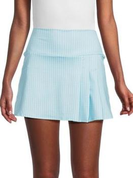 商品K-Swiss | Pinstripe Pleated Tennis Skort,商家Saks OFF 5TH,价格¥195图片