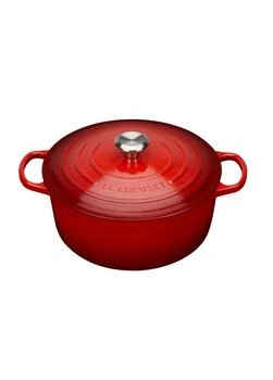 Le Creuset | Signature cast iron round casserole 34cm cerise,商家Harvey Nichols,价格¥4623