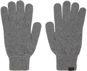 商品Paul Smith | Gray Cashmere Gloves,商家SSENSE,价格¥381图片