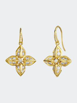 商品Jardin Diamond Flower Earrings图片