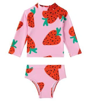 Stella McCartney | Baby printed rashguard swimsuit,商家MyTheresa HK,价格¥657