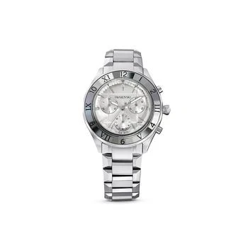 Swarovski | Women's Quartz Silver Tone Stainless Steel Watch, Swiss Made 39mm 