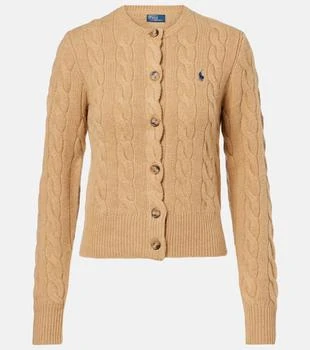 Ralph Lauren | 羊毛与羊绒绞花针织开衫,商家MyTheresa CN,价格¥2357