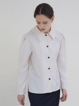 商品Nouve | Puff Sleeve Button Blouse_Light Beige,商家W Concept,价格¥673图片